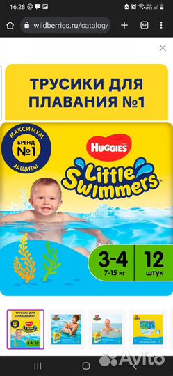 Трусики для плавания