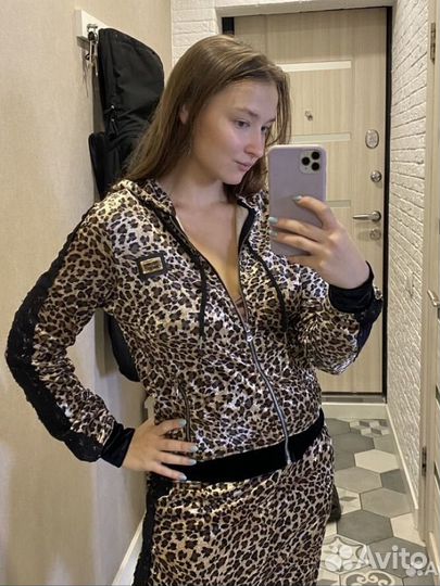 Леопардовый костюм турция