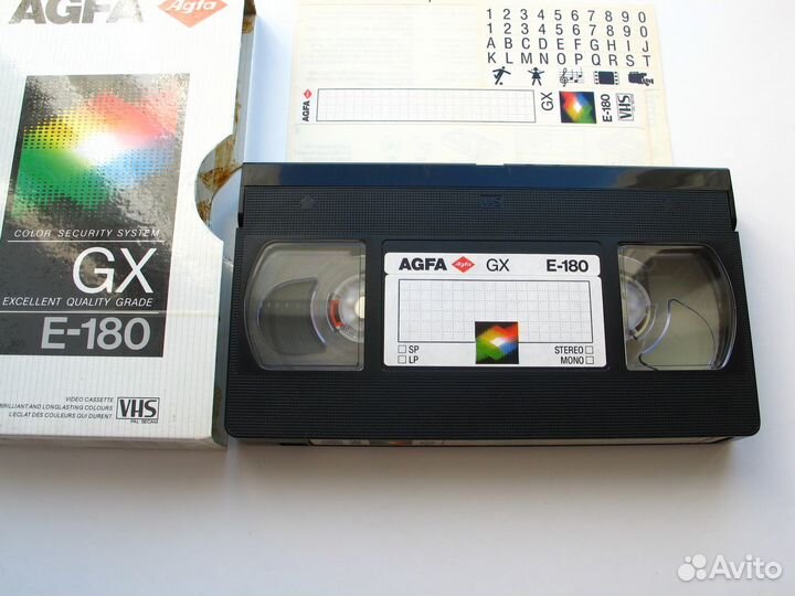 Видеокассеты E-180 - Agfa, TDK, Akai, Brillant
