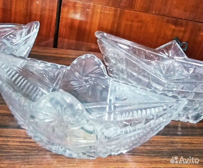 Хрустальное блюдо СССР
