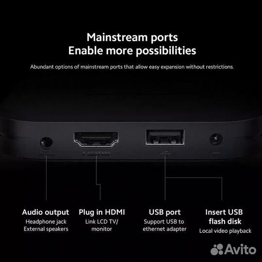 Тв-приставка Xiaomi Box S 2nd Gen 4K с Google TV