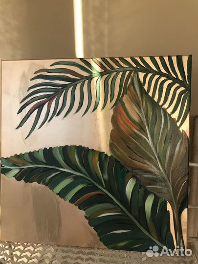 Интерьерная картина Тропические листья