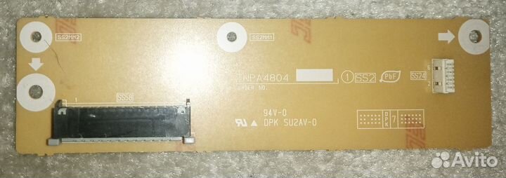 Плата плазмы tnpa4804 от тв Panasonic TX-PR50VT20