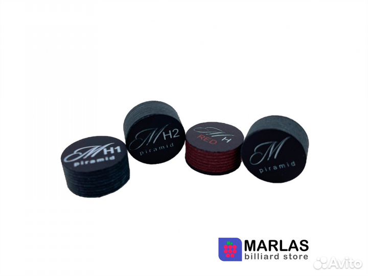 Наклейка для кия А. Меписашвили H1 H2 RED M Brown