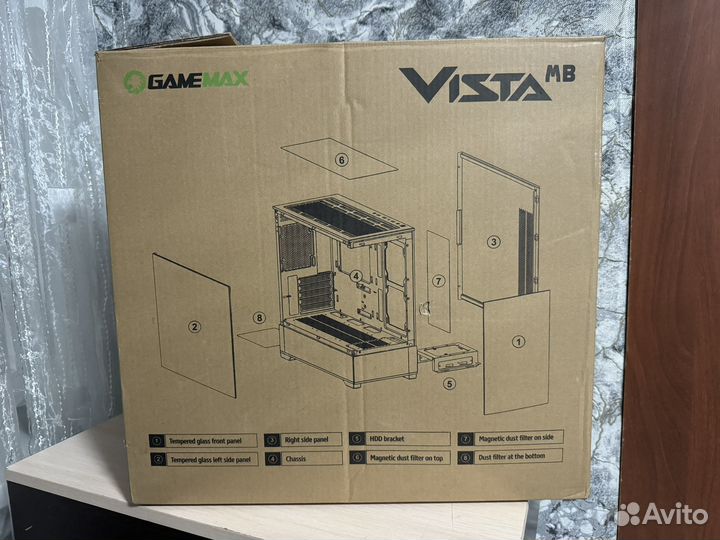 Корпус GameMax Vista MB (Mini-Tower)