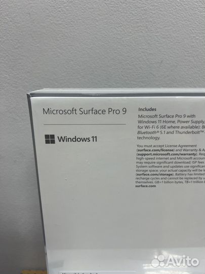 Планшет microsoft surface pro 9 16/256gb sapphire
