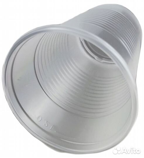 Пластиковые стаканы 200 мл прозрачные 100 шт