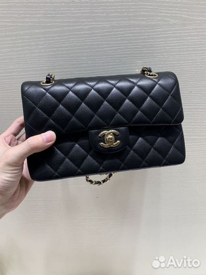 Сумка Chanel classic flap 2.55 чёрная