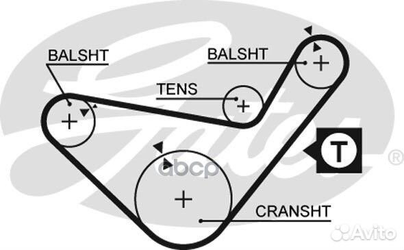 Ремень грм 5210 Gates