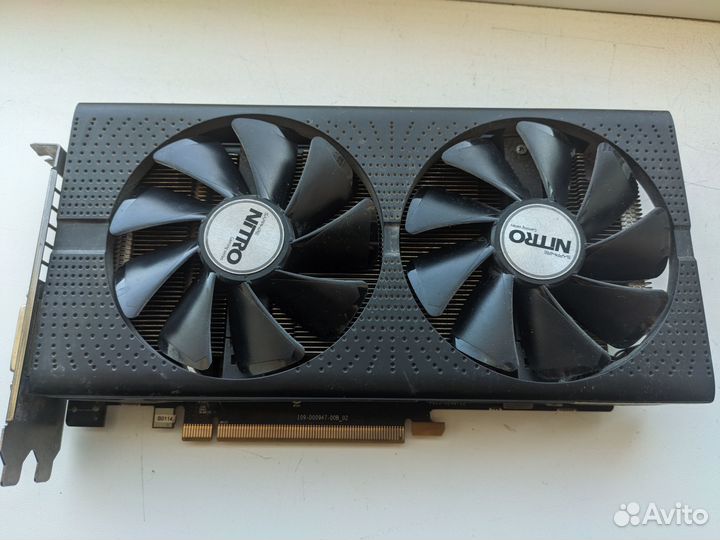 Неисправная Sapphire nitro RX 470 8Gb gddr5 DVI-D