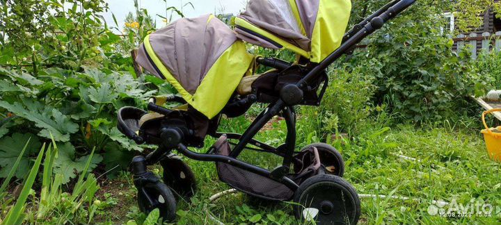 Коляска для двойни tutis 3 в 1