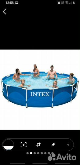 Каркасный бассейн intex