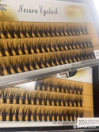 Ресницы пучки nesura 20d