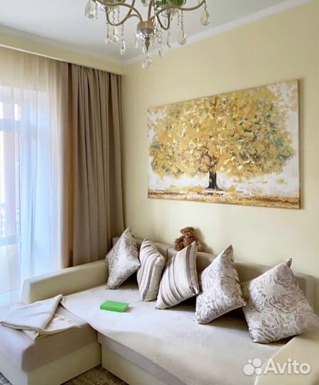 Интерьерная картина большая с золотом