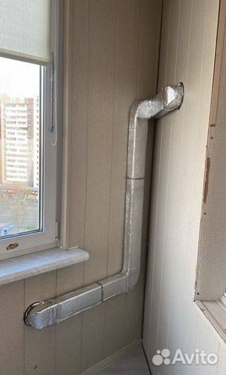 Монтаж бризера, проветривателя, рекуператора