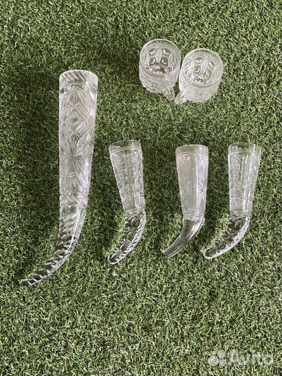 Хрустальные рога кружки