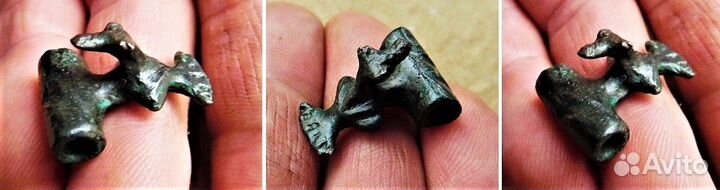 Амулет оберег привеска птица Кобань 7-8 век до н
