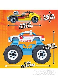 Hot Wheels GYG22 Роджер Доджер и монстр-трак.Новый