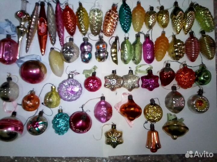 Елочные игрушки СССР