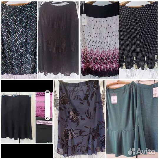 Юбки большой размер 52- 60р разные