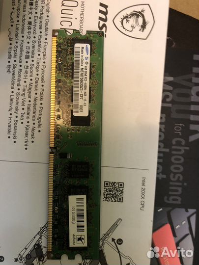 Материнская плата MSi