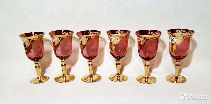 Набор бокалов. Богемия, Чехия