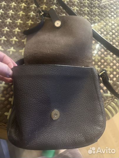 Сумка кожаная abricot кроссбоди