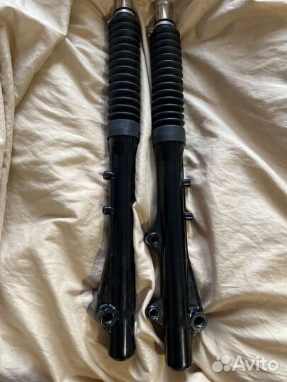 Перья передней вилки Storm indigo cross