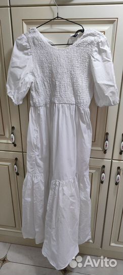 Платье zara хлопок l