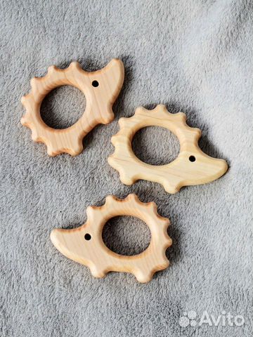 Детские игрушки,грызунок (прорезыватель) из кедра