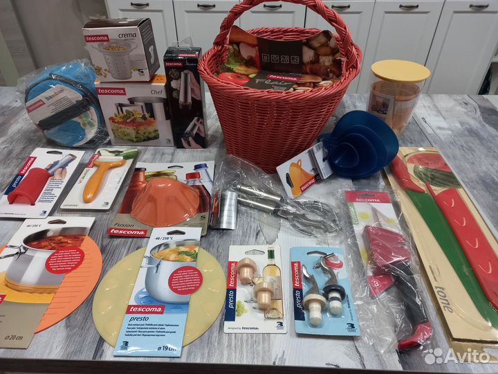 Tescoma подарочная корзина кухонных инструментов