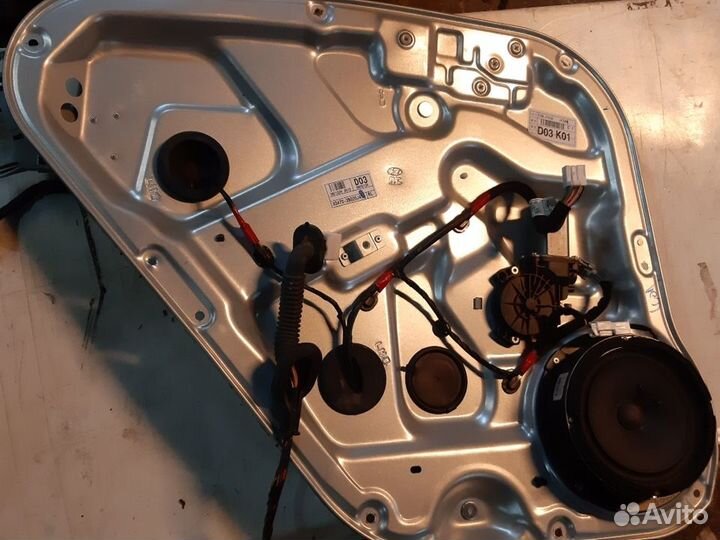 Стеклоподъемник задней левой двери hyundai santa