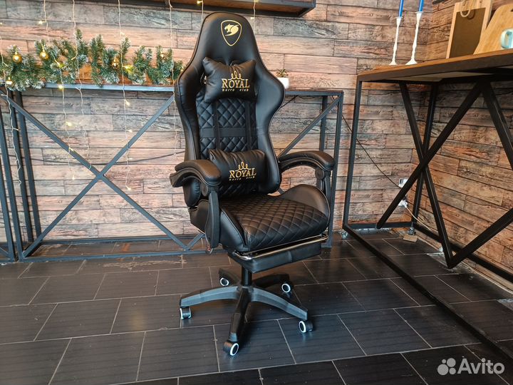 Компьютерное кресло кожаное