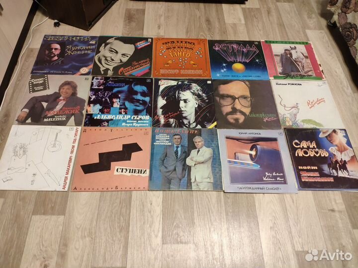 Пластинки и винил советских исполнителей, солисты