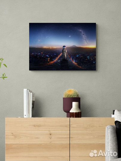 Картина арт 70 на 50 в стиле Космос и Звезды