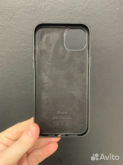 Кожаный чехол iPhone 14Plus