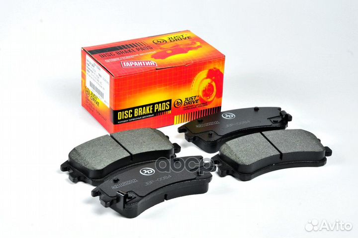 Колодки тормозные, передние D3125MH JBP0084 Just