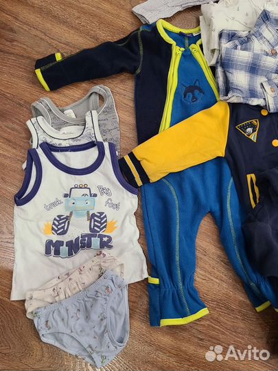 Детские вещи пакетом на мальчика 74 80