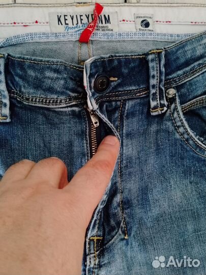 KeyJey Denim джинсы-дистресс мужские