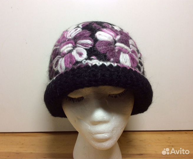 Эксклюзивная шляпа с красивыми цветами,55-58,ар201