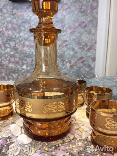 Графин СССР со стопками