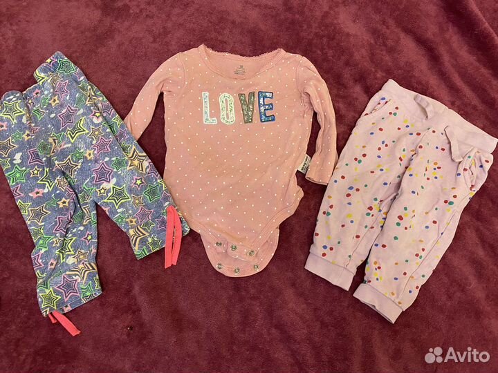 Одежда для девочки пакетом 80