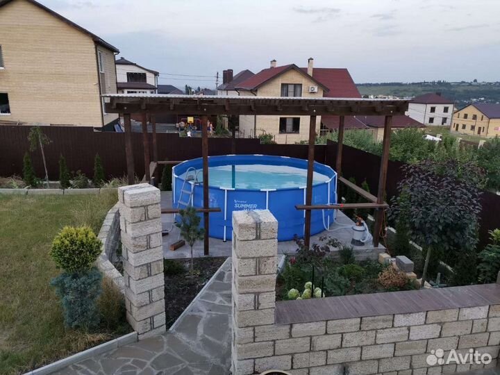 Каркасный бассейн 457 132 бу