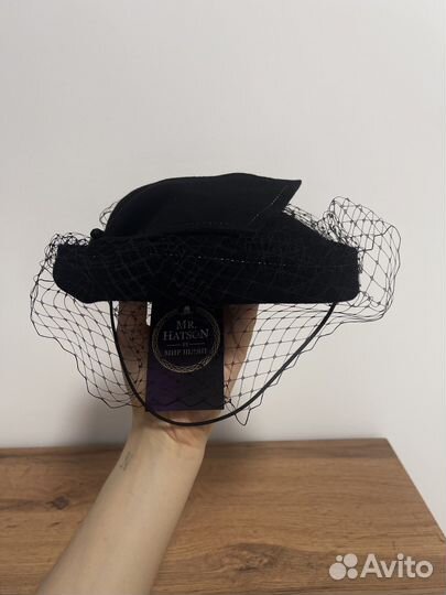 Шляпка вуалетка Mr.Hatson