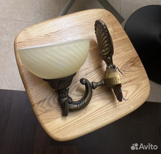 Люстра потолочная бронза бу