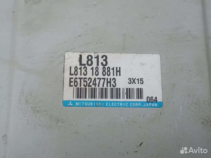 Блок управления двигателем Mazda 6 GG 1,8 МКПП