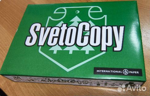 Бумага a4 белая svetocopy