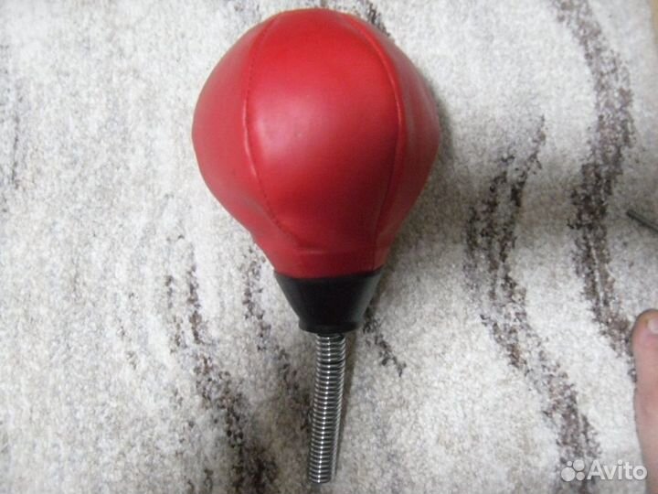 Боксерская груша кожаная надувная