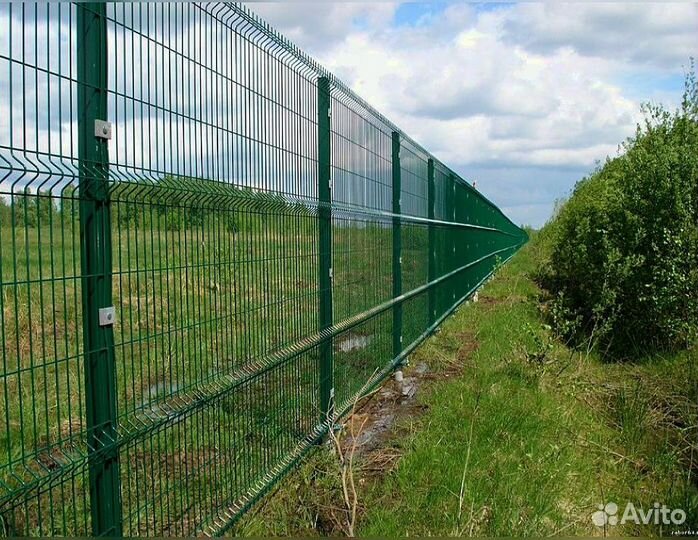 Забор из 3д сетки