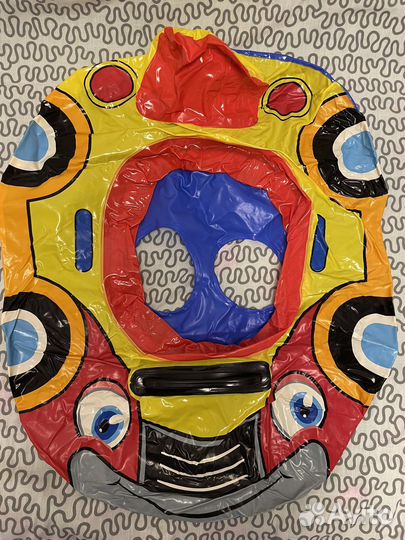 Детский надувной жилет, круг (с ножками), чехол